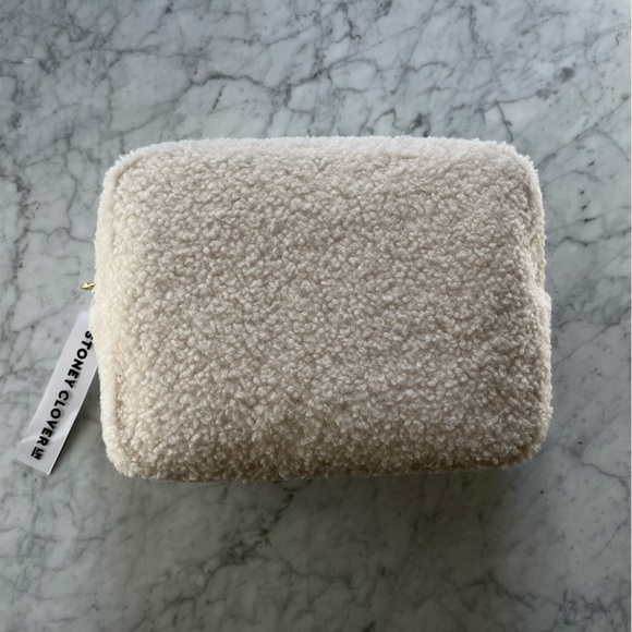 Stoney Clover Lane Accessories - NWT Stoney Clover Lane Large Sherpa Pouch in Marshmallow